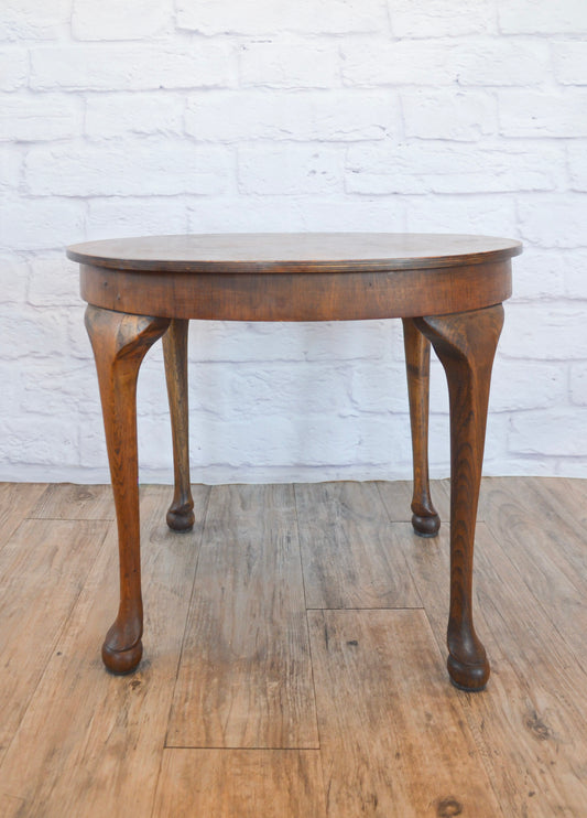 Queen Anne Oak Occasional Table