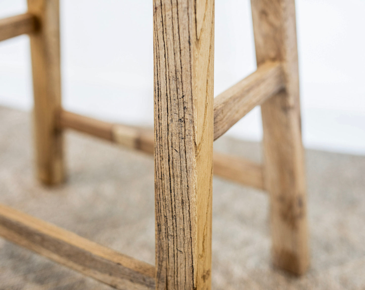 Elm Concave Bar Stool