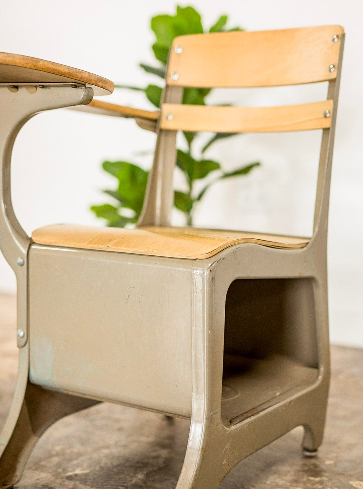 Vintage Student Desk Chair