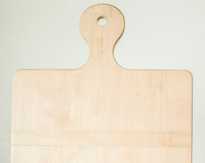 Whitewashed Wooden Cutting Board