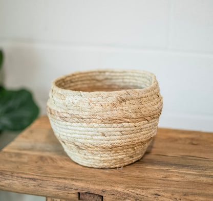 Maize Striped Basket