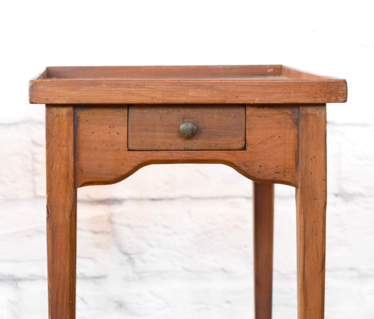 French Walnut Gaming Board Side Table