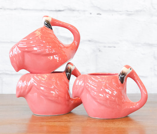Stoneware Flamingo Mug