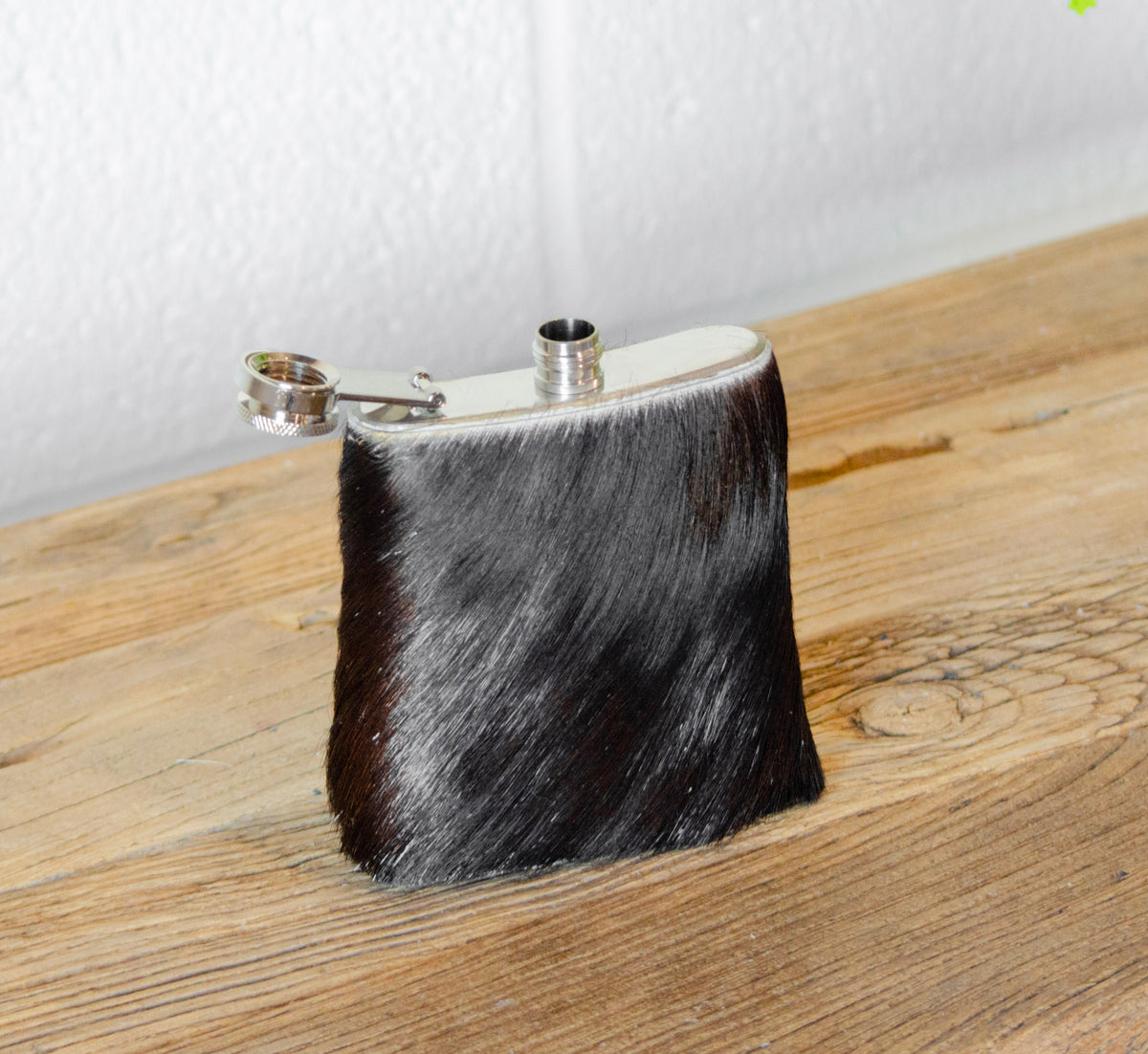 Genuine Goat Hide Stainless Steel Flask