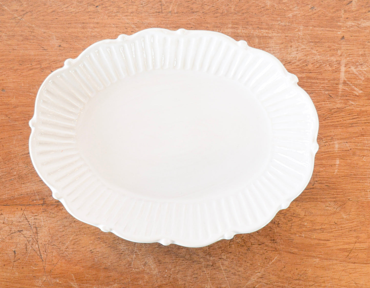Maddie White Serving Tray