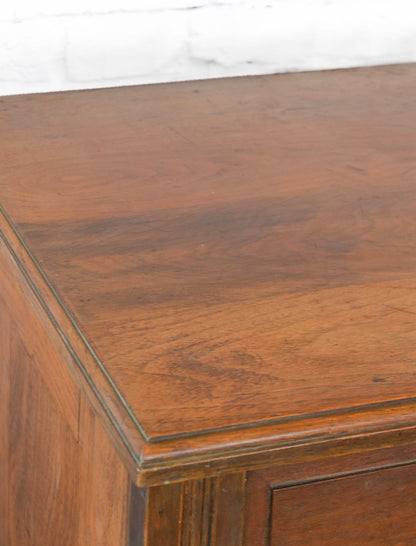 English Georgian Style Walnut Chest