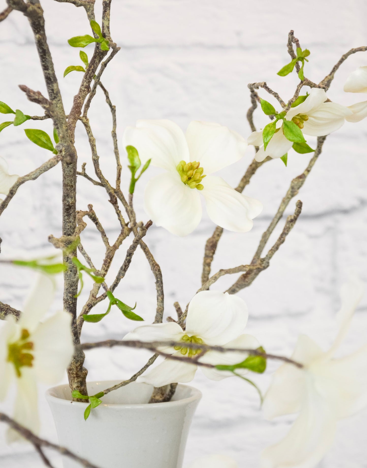 Faux Dogwood Blossom Stem