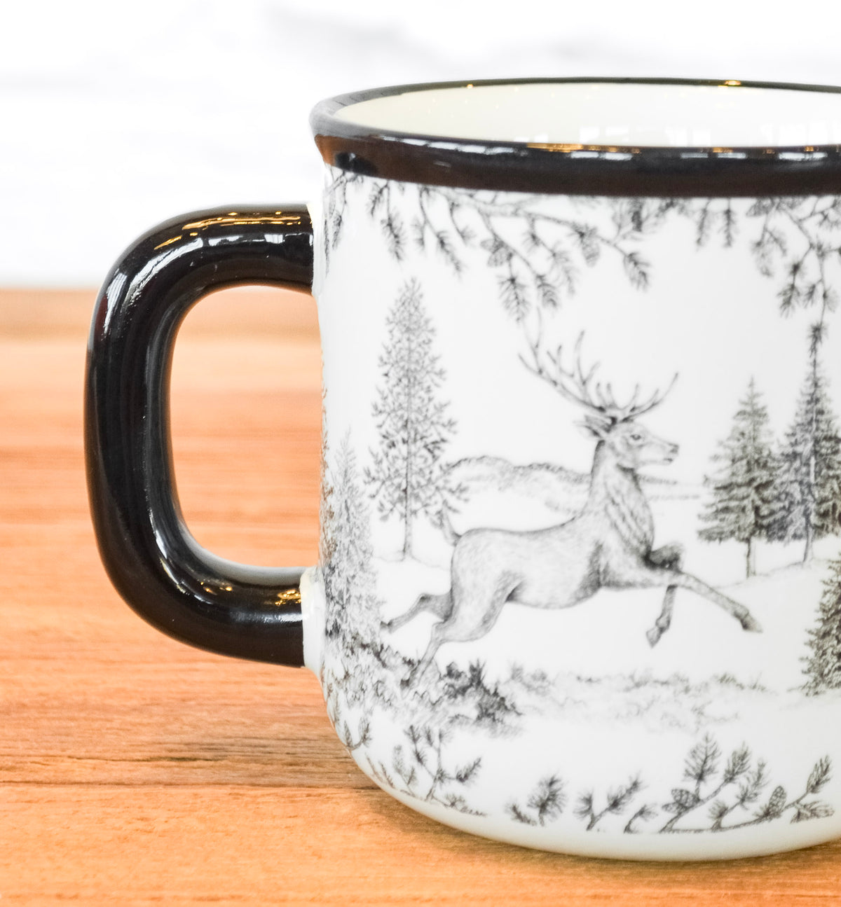 Winter Deer Ceramic Dinnerware Collection