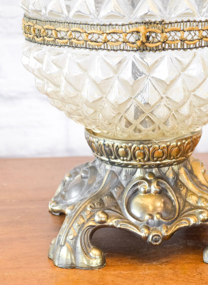 Large Vintage Beaded Lamp