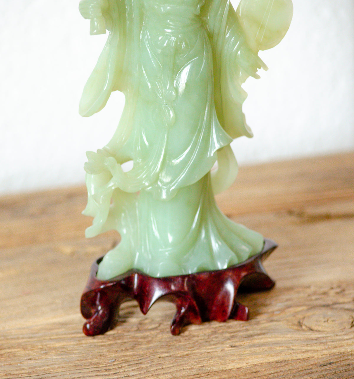 1920's Oriental Jade Statue