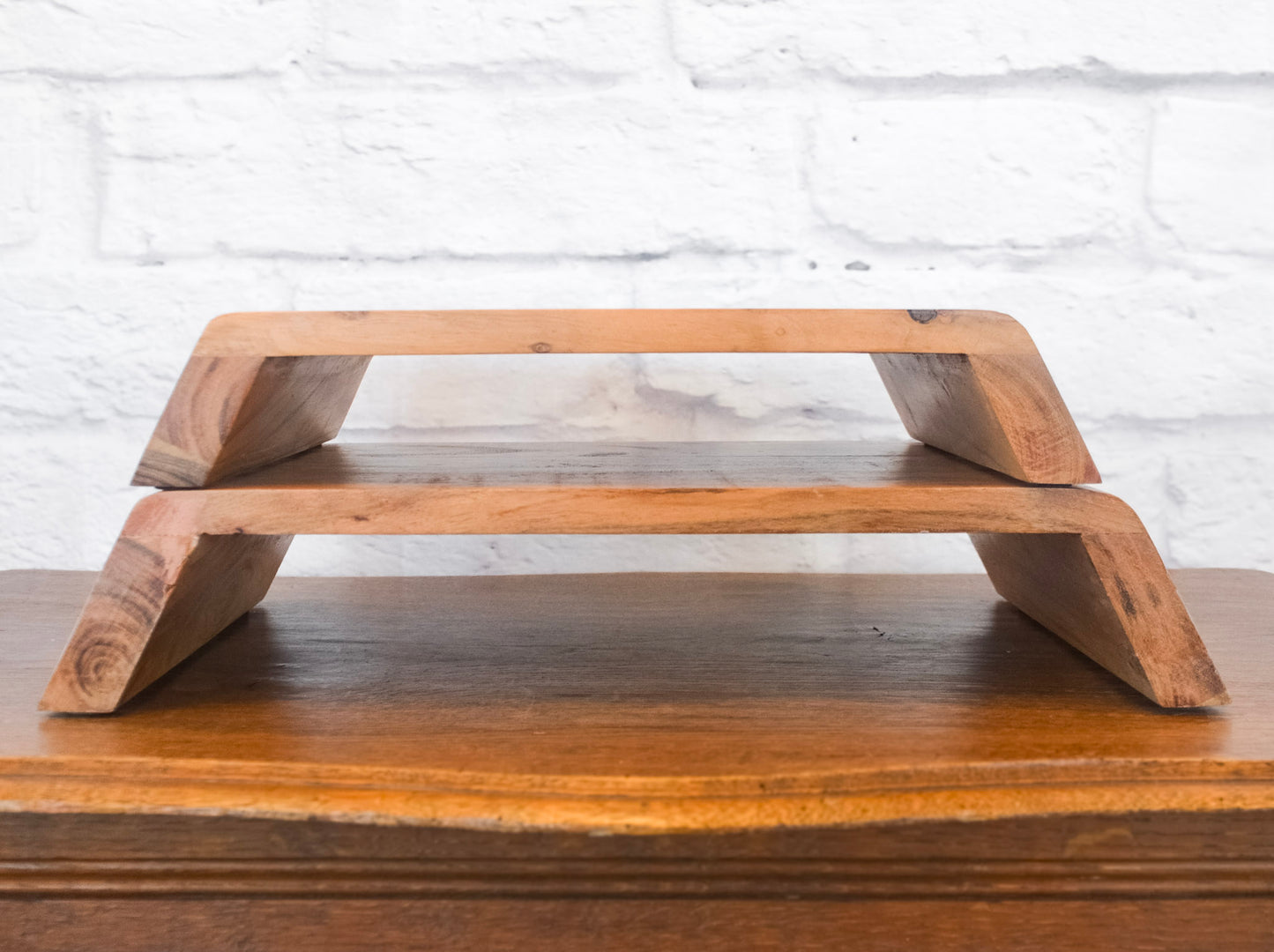 Acacia Wood Pedestal Riser