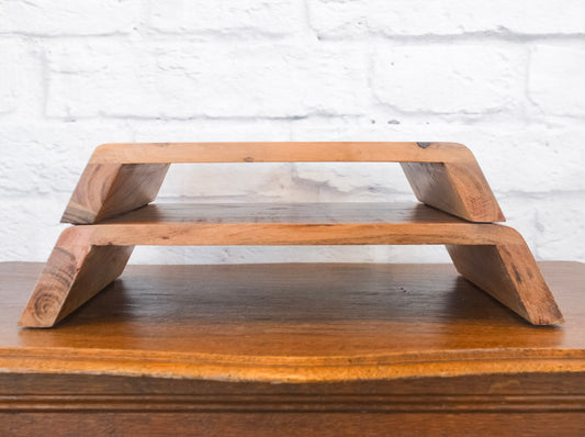 Acacia Wood Pedestal Riser