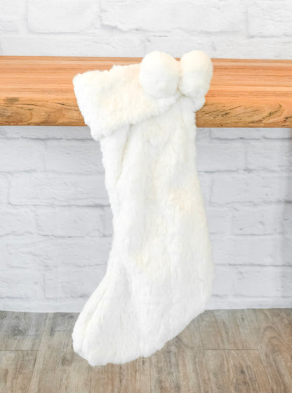 Winter Plush Faux Fur Stockings