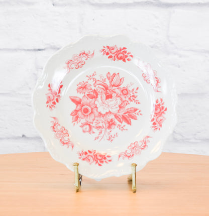 Set of 4 Toile Inspired Melamine Plates