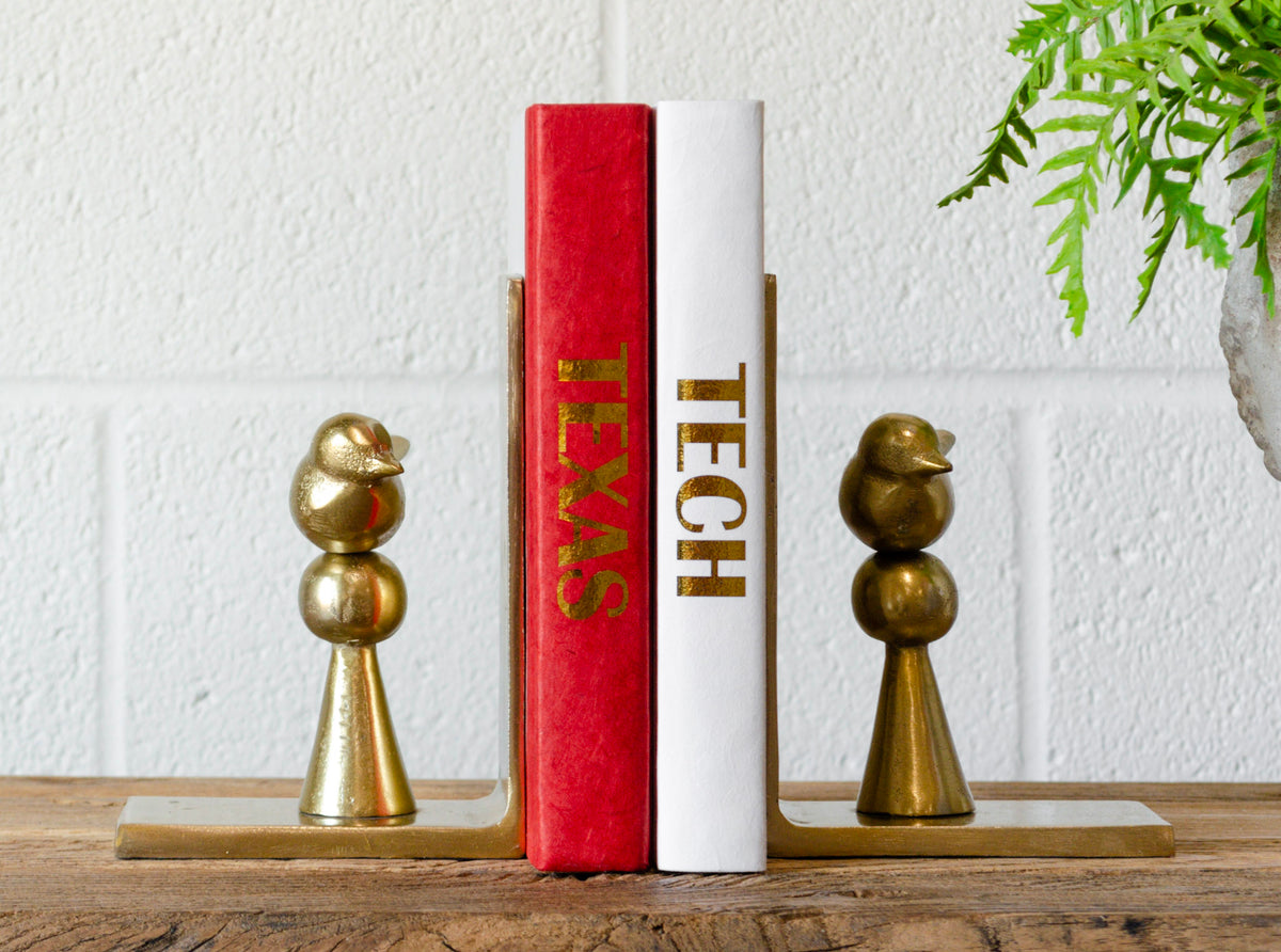 Goldfinch Abstract Bird Bookends