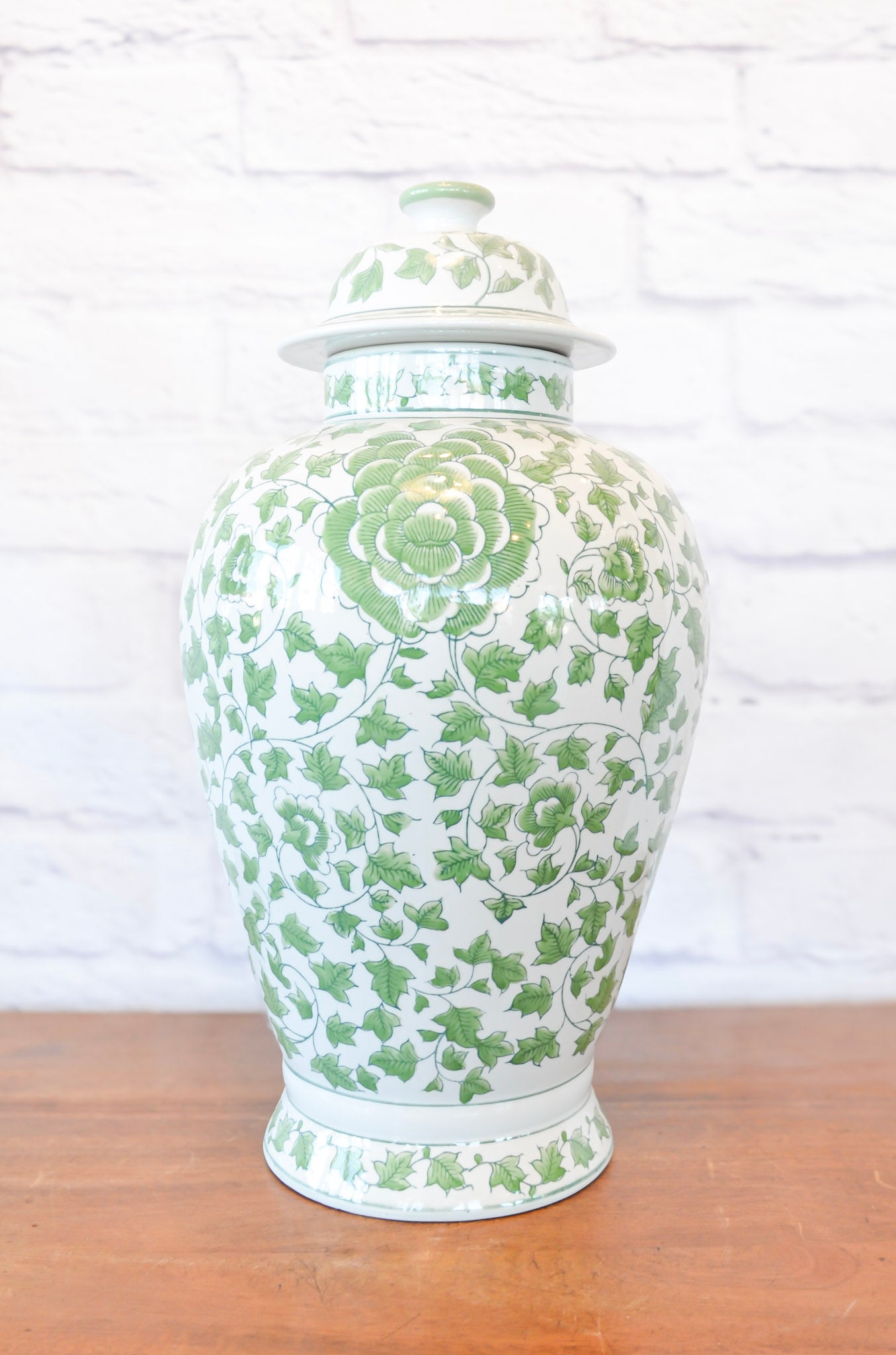 Imperial Garden Lidded Jar