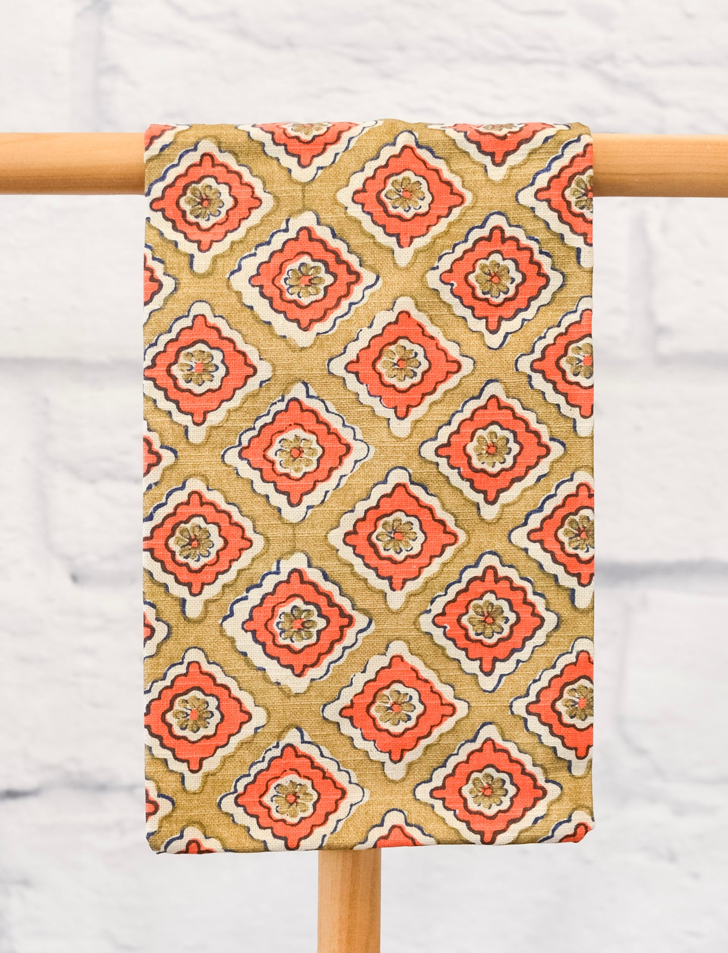 Block Print Cotton Slub Tea Towel