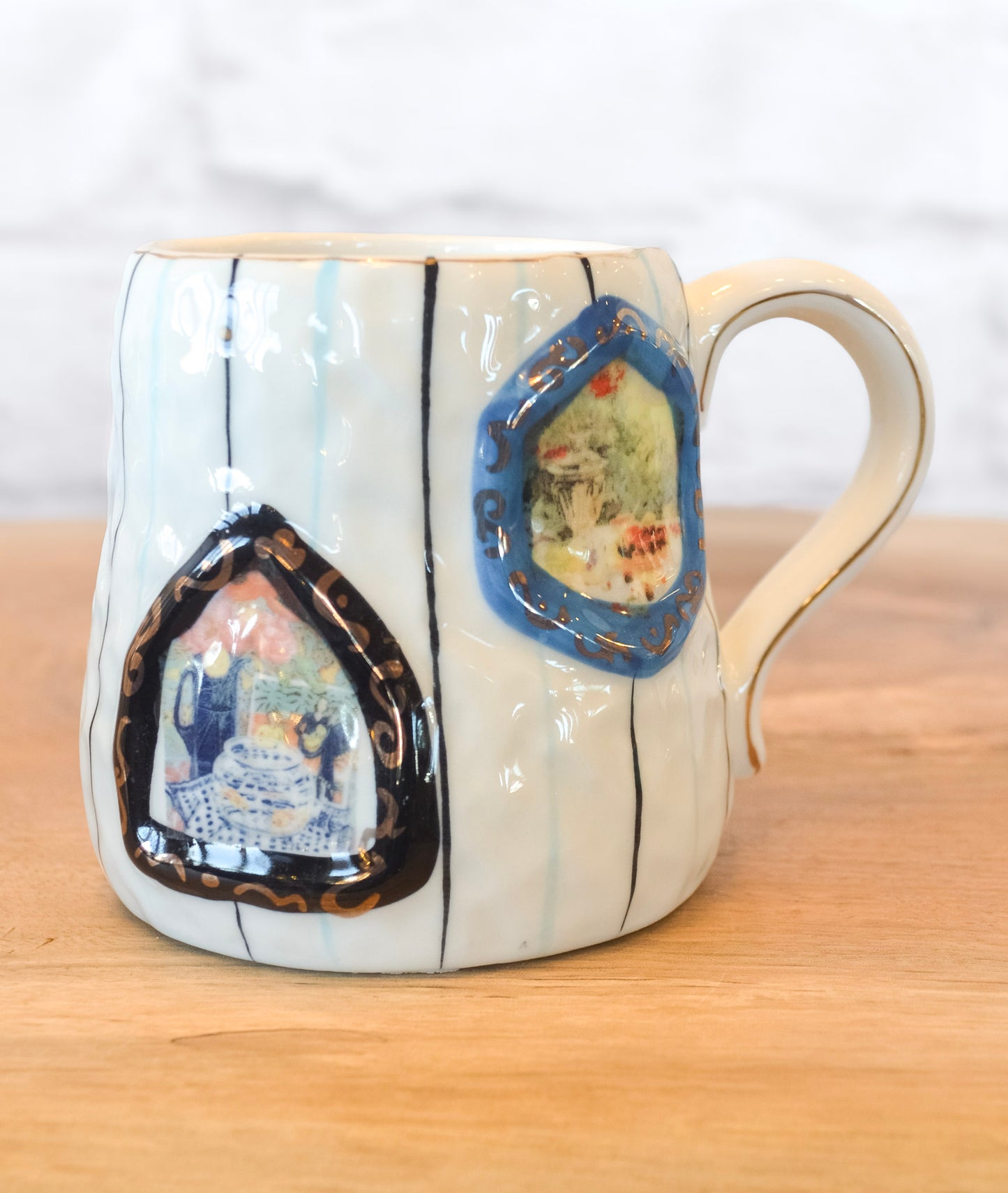 Whimsical Picture Frame Mug