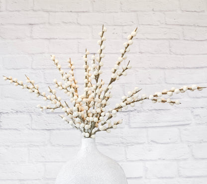 Faux White Seed Stem