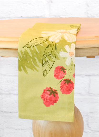 Flowers & Berries Dish Towel
