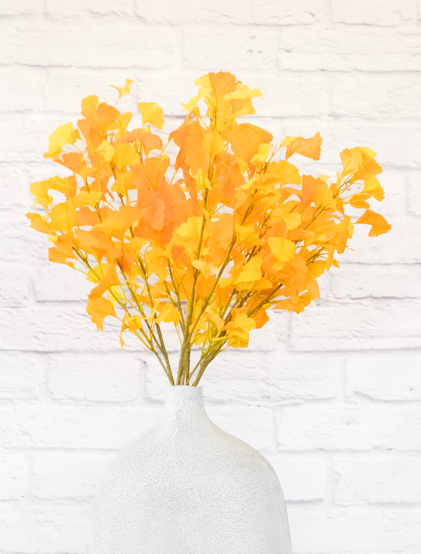 Faux Golden Ginkgo Stem