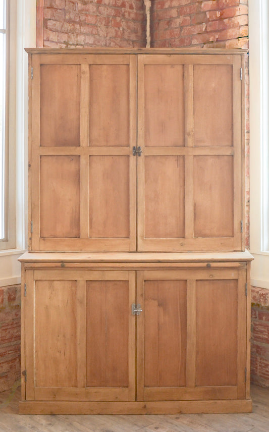 Rustic Pine Kitchen Cabinet