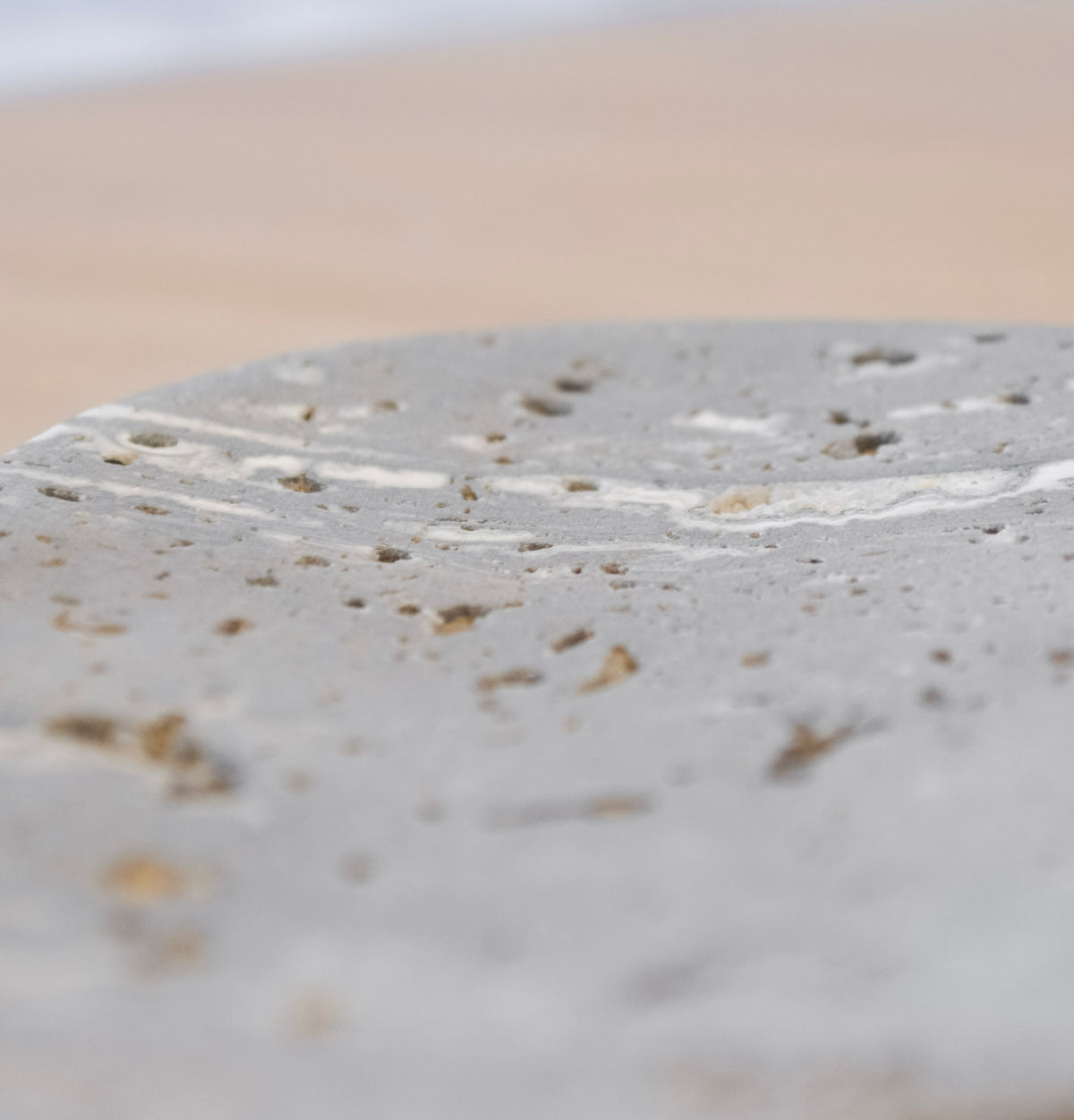Natural Grey Travertine Soap Dish