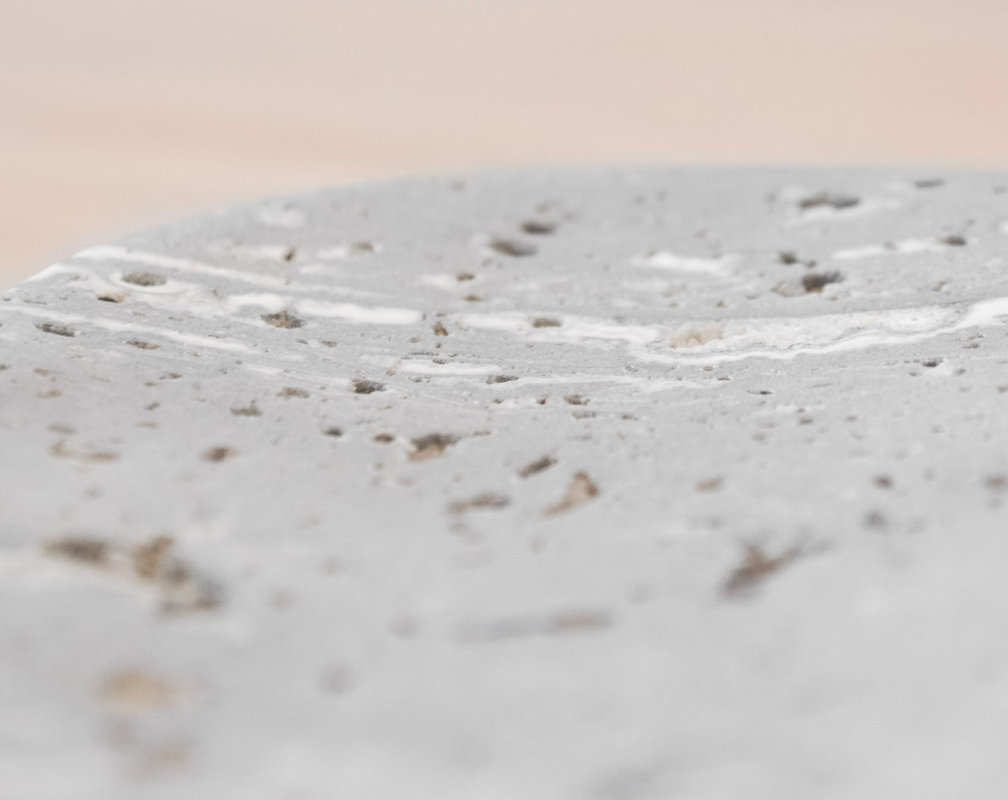 Natural Grey Travertine Soap Dish