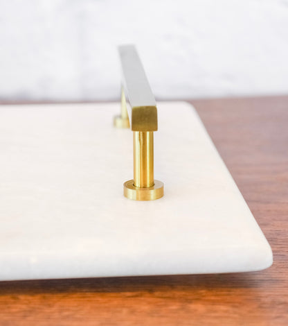 Val Marble Tray w/ Handles