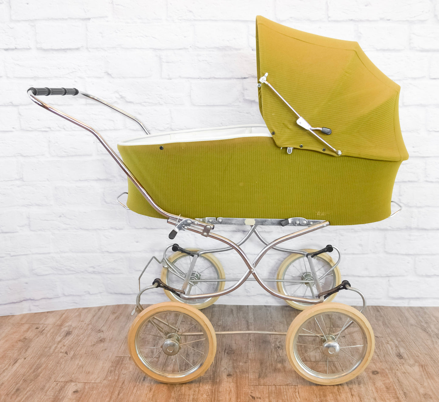 Vintage Green Stroller