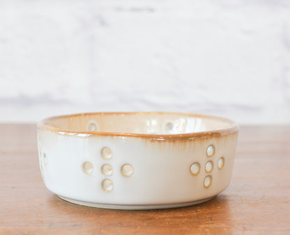 Rustic Stoneware Berry Bowl