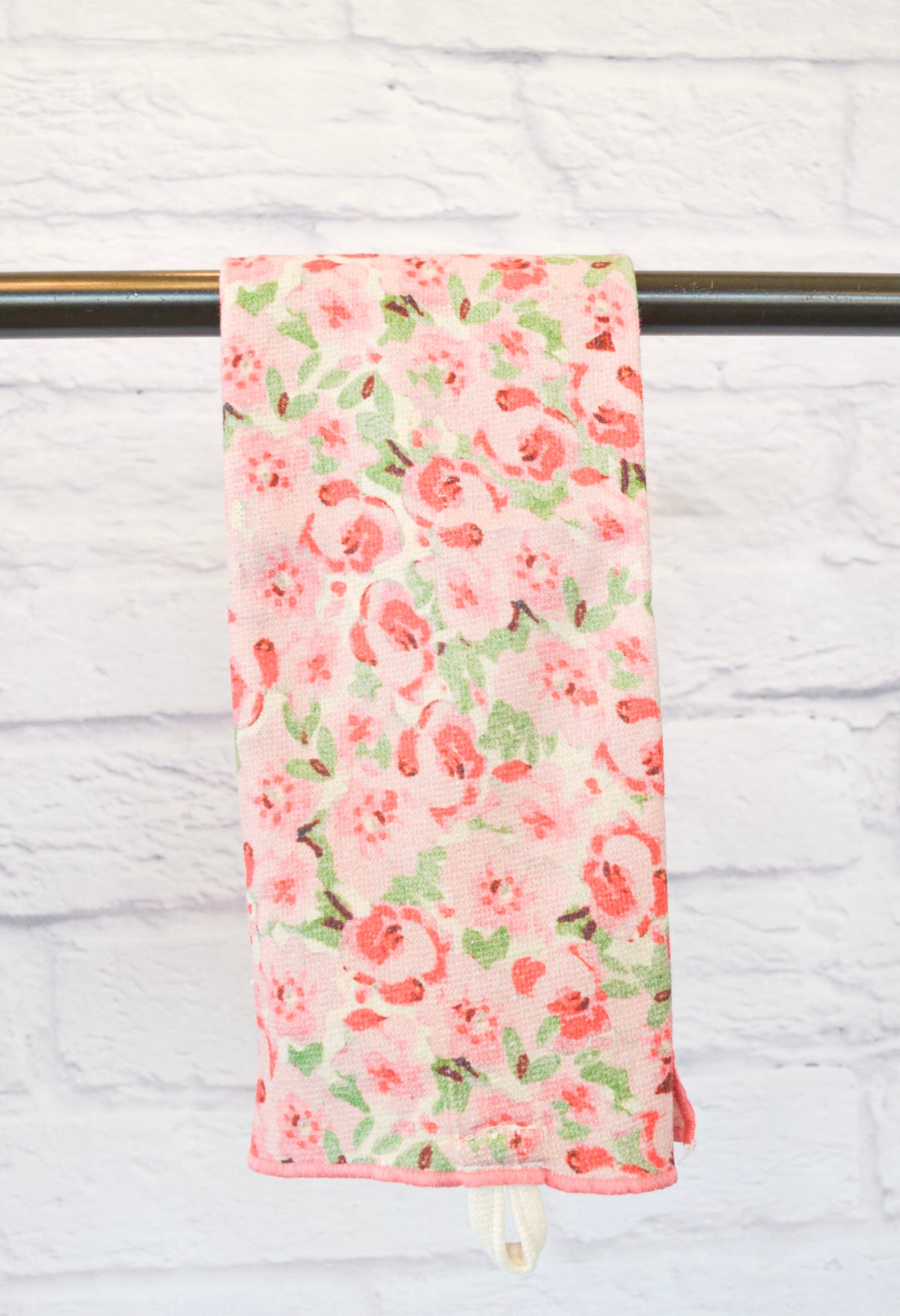 Stitched Edge Botanical Tea Towel