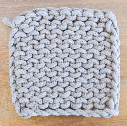Forest & Stone Crochet Pot Holders