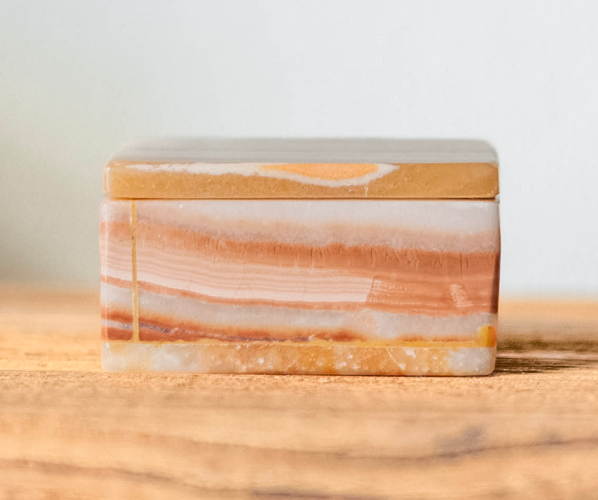 Lidded Onyx Box