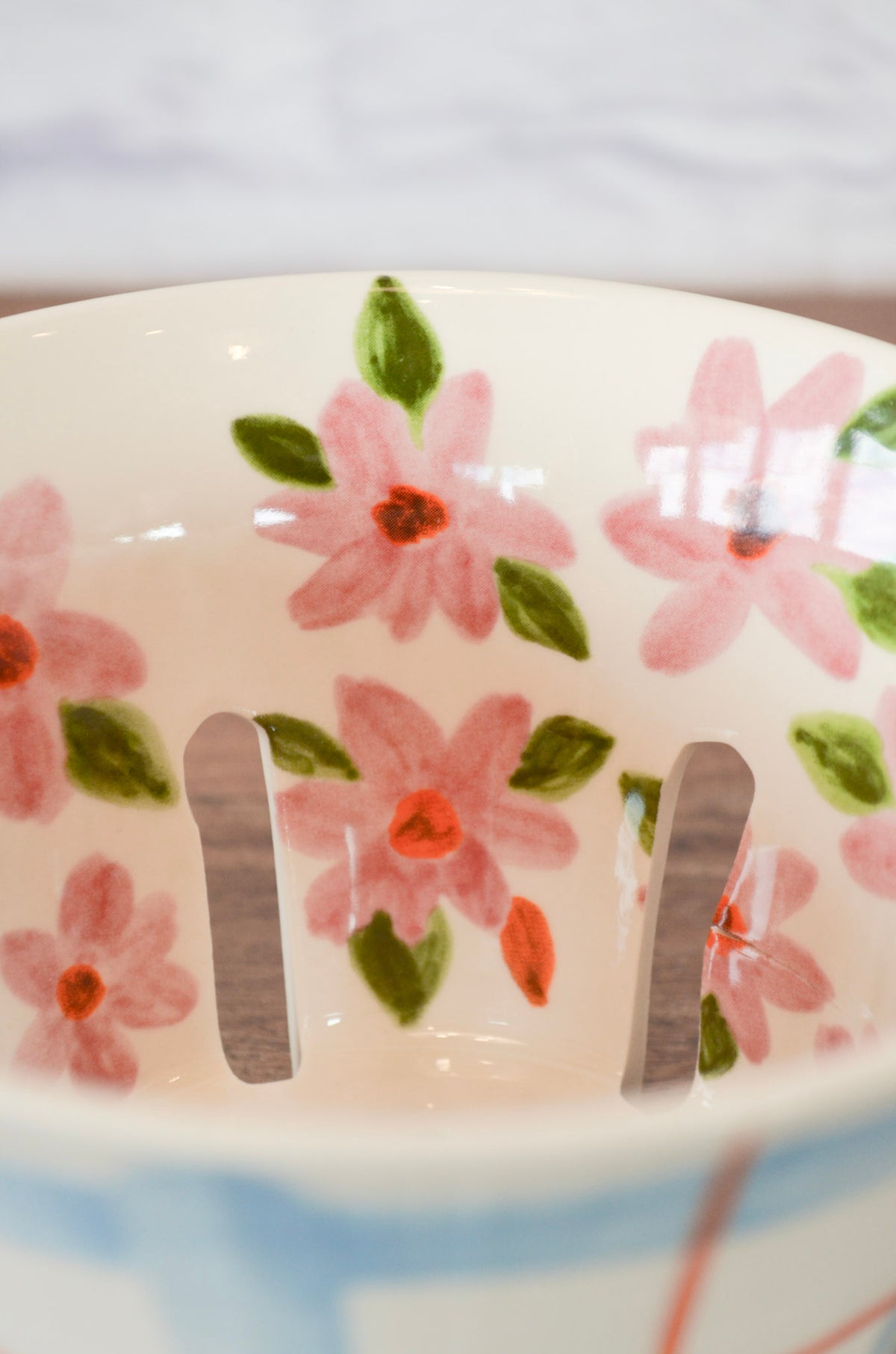 Handcrafted Patterned Berry Bowl