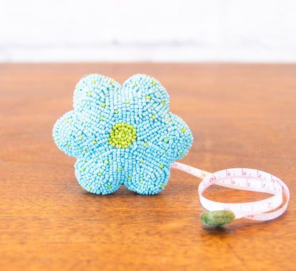 Beaded Flower Tape Measure