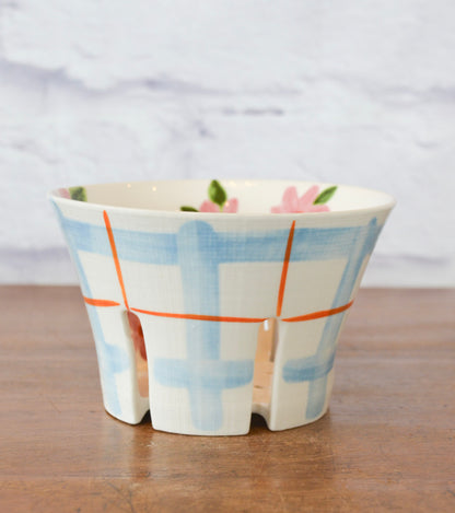 Handcrafted Patterned Berry Bowl