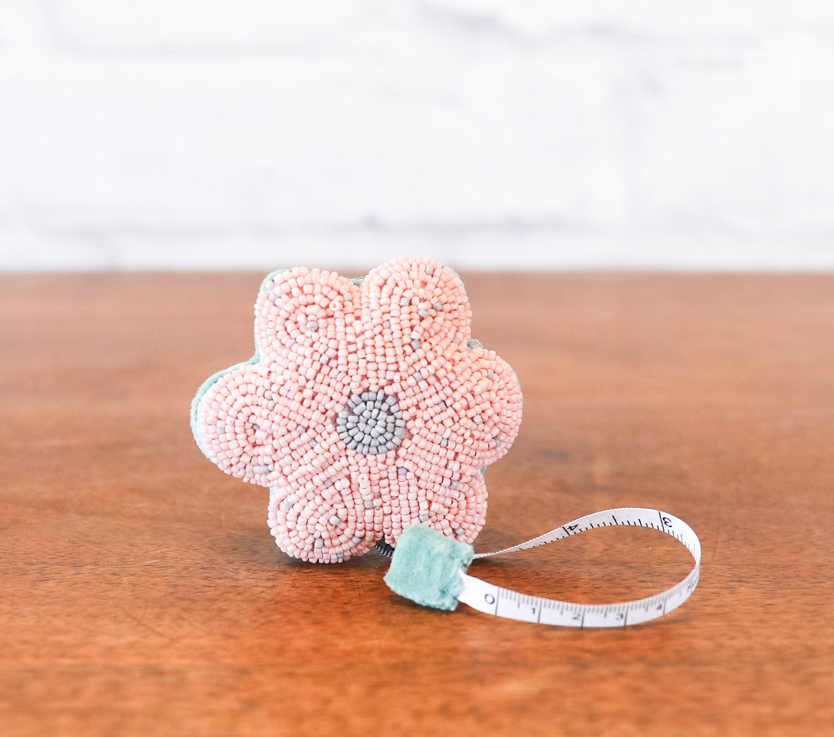 Beaded Flower Tape Measure