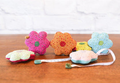 Beaded Flower Tape Measure