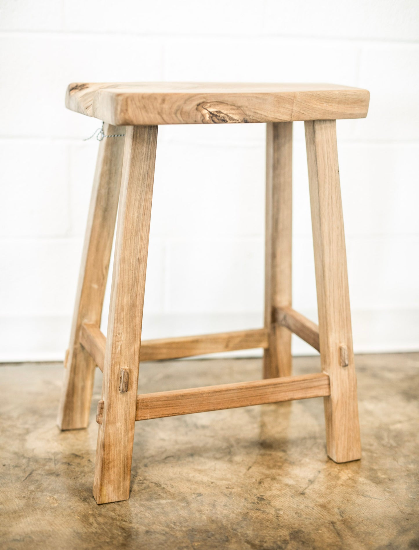 Live Edge Walnut Wood Stool