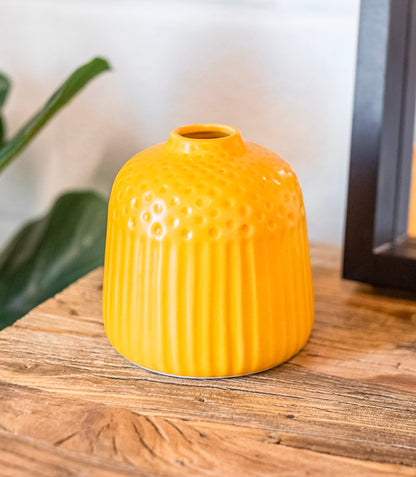 Last Call Juno Embossed Stoneware Vase