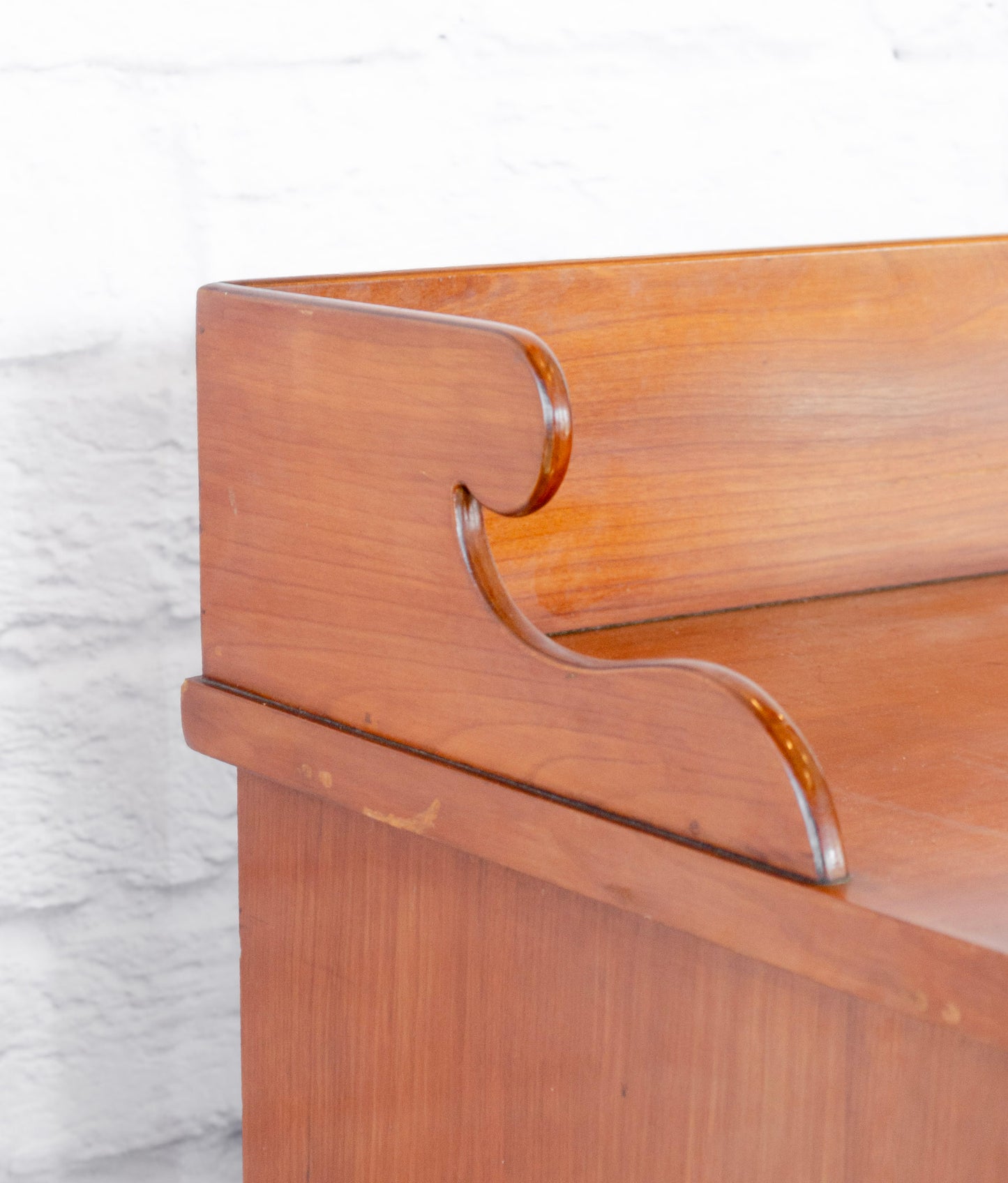 Bow Front Mahogany Cabinet