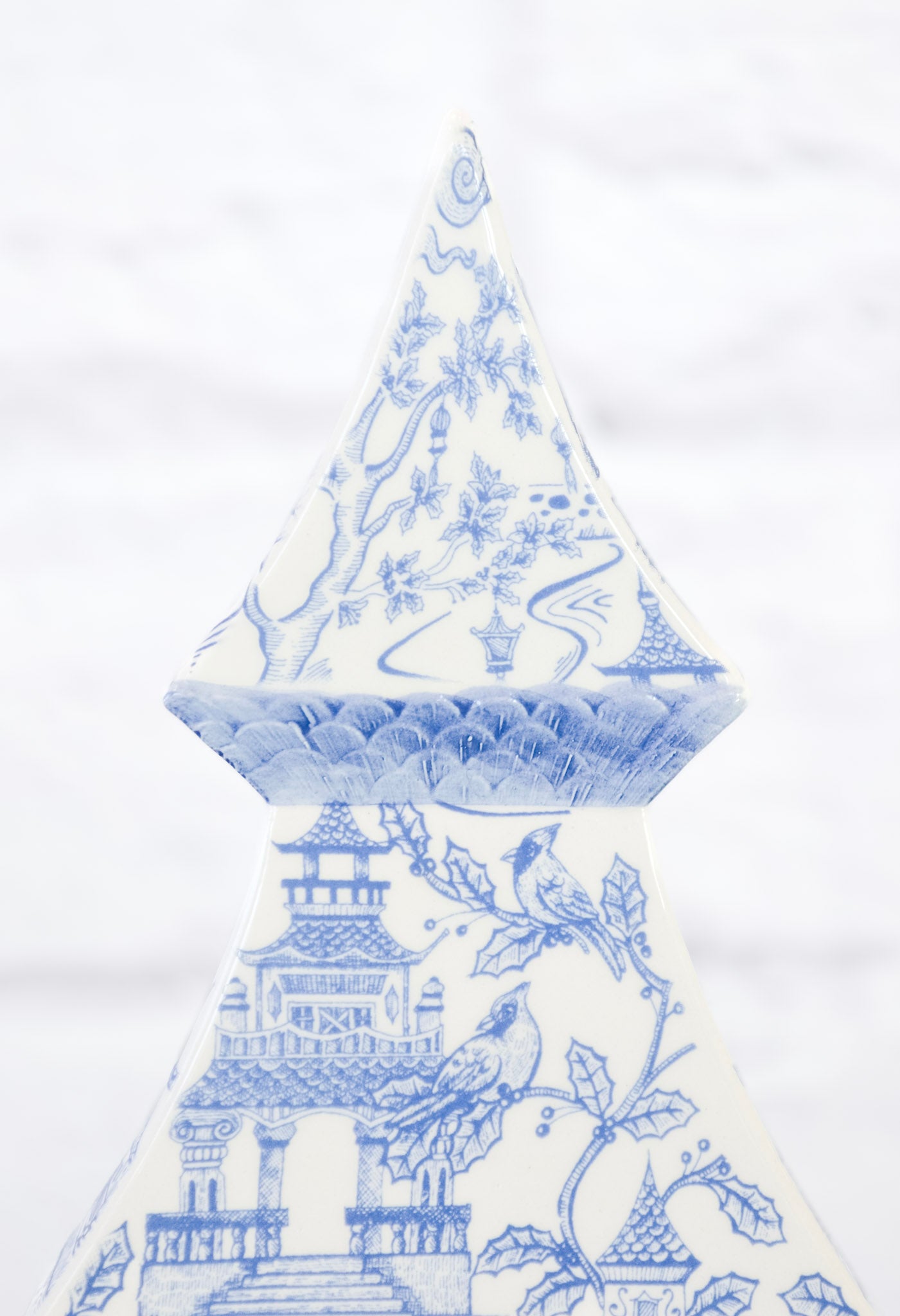 White & Blue Dolomite Christmas Tree