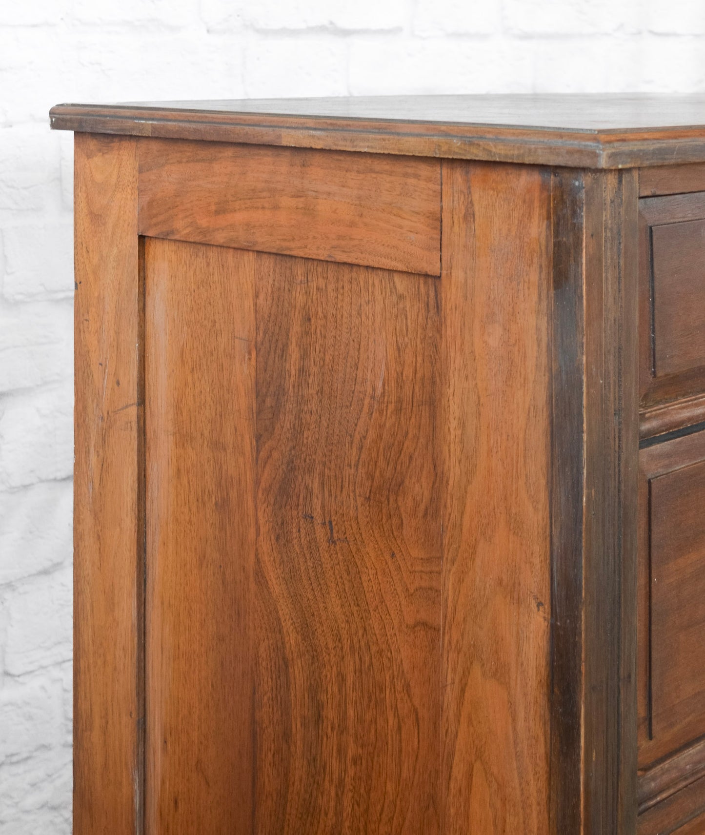 English Georgian Style Walnut Chest