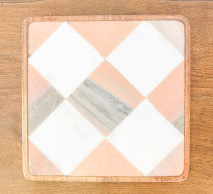 Square Diamond Cheese Board