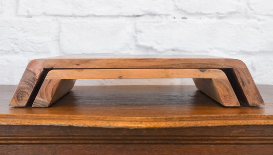 Acacia Wood Pedestal Riser