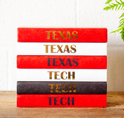 "Texas Tech" Decorative Books