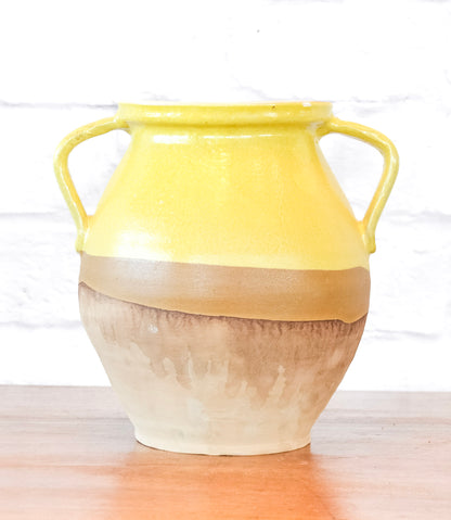 Sonia Yellow 2-Handle Jug
