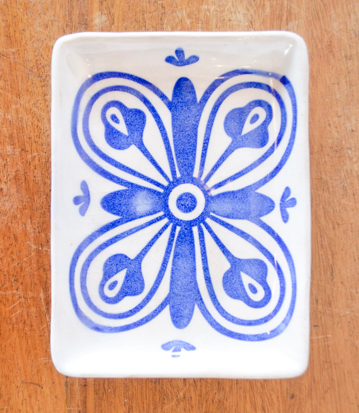 Hand-Painted Stoneware Plate