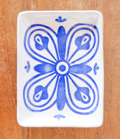 Hand-Painted Stoneware Plate